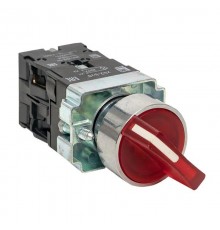 Переключатель BD21 2P c красной подстветкой 24В NO PROxima  xb2-bk21-r-24  EKF