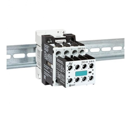 Комплект КМЭ 18А 1NO 400В АС с дополнительными контактами 2НО+2НЗ EKF AVERES  ctr-s-18-10-400-av-22  EKF