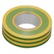 Изолента 0,13х15 мм желто-зеленая 20 метров   UIZ-13-10-K52  IEK