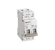Выключатель автоматический ВА 47-63N DC 2P 50А (C) 6kA PROXIMA  M63DC6250C  EKF