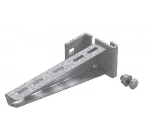 Консоль сборная для легких нагрузок для профиля СПТ8, база 150, толщ. 1,5 мм, гор. цинк, 355703  КПС81-150-1,5-ГЦ   Ostec