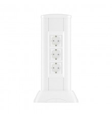 Миниколонна алюминиевая, 0.35м, цвет белый  19532  DKC