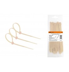 Хомут нейлоновый 2.5х100мм (сосна) (25 штук) серия "ЭКО"  SQ0515-0370  TDM