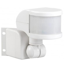 Датчик движения ДД 018В белый, макс. нагрузка 1100Вт, угол обзора 270град., дальность 12м, IP44,  LDD10-018B-1100-001  IEK