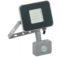 Прожектор светодиодный СДО 07-10Д 10Вт 6500 IP44 серый с ДД  LPDO702-10-K03  IEK