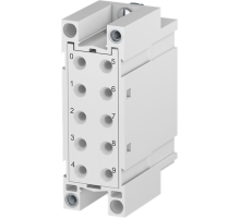 Разъем M10-D-C5A многополюсный розетка полуутопленный монтаж  1SNA166513R1000  TE