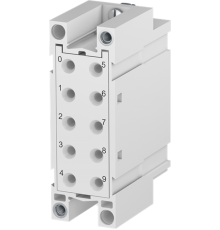 Разъем M10-D-C5A многополюсный розетка полуутопленный монтаж  1SNA166513R1000  TE