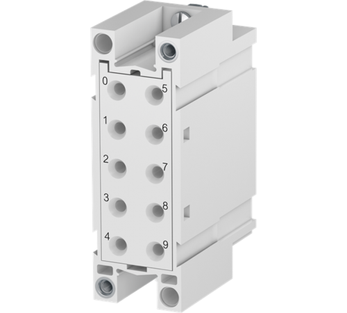 Разъем M10-D-C5A многополюсный розетка полуутопленный монтаж  1SNA166513R1000  TE
