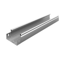 Металлический лоток неперфорированный 100х50х3000, толщ. 1,0 мм, гор. цинк, 313150  ЛНМЗТ-100х50х3000-1,0-ГЦ   Ostec