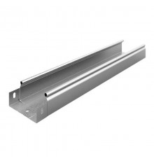 Металлический лоток неперфорированный 100х50х3000, толщ. 0,7 мм, гор. цинк, 313157  ЛНМЗТ-100х50х3000-0,7-ГЦ   Ostec