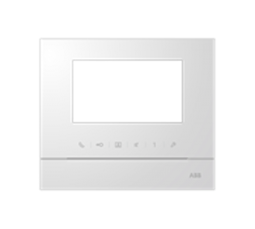 Рамка для абонентского устройства 4,3, белый, с символом индукционной петли52313FC-W ABB