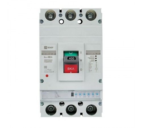 Выключатель автоматический ВА-99М  400/400А 3P 65кА с электронным расцепителем PROxima  mccb99-400-400me  EKF