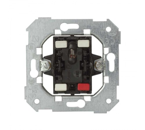 Simon 75 Механизм Выключатель 1-кл проходной с контрольной подсветкой, 10АX, 250В, S82, S82N, S88, S82 Detail  75202-39  Simon