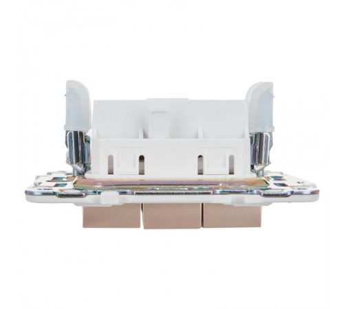 SKANDY Выключатель 3-клавишный 10А SK-V11Sa песочный  SK-V30-0-10-K98  IEK