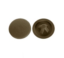 Заглушка для самореза №3 тёмно-бежевая (50 шт) - пакет   108781  Tech-KREP