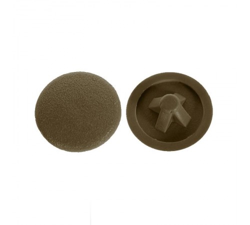 Заглушка для самореза №3 тёмно-бежевая (50 шт) - пакет   108781  Tech-KREP