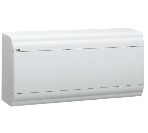Корпус пластиковый навесной на 18 модулей ЩРН-П-18 IP41 (190х398х100мм) PRIME белая дверь  MKP82-N-18-WD-41-10  IEK