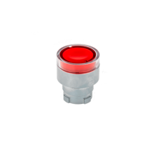 Головка кнопки прозрачная, красный, мет. MTB2-BW34  43173  ОВЕН