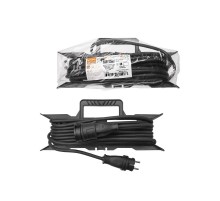 Удлинитель-шнур силовой на рамке, каучук, КГ, IP44, штепс. гнездо с/з, 4000 Вт, 20 м Народный  SQ1307-0242  TDM