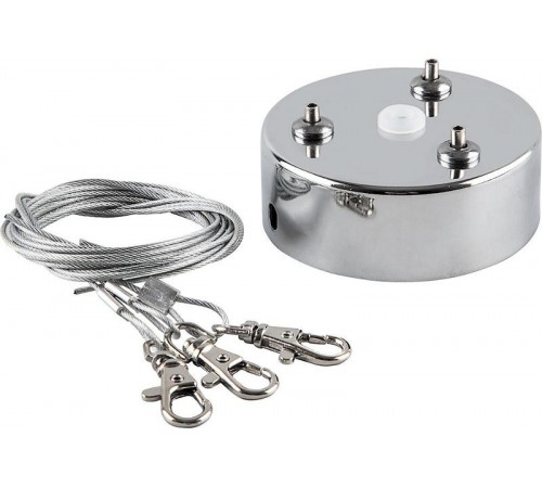 Светильник подвесной LD505 (соединитель для накладных круглых светильников серии AL699/5000), длина 100см, серебро  29723  FERON