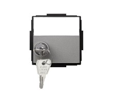 Simon 27 Крышка откидная для розетки с универсальным замком (механизм S27), (+ключ 2шт), IP44, IK07, Scudo, б  2705091-063  Simon