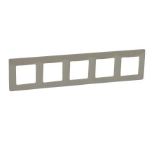 Etika Светлая галька Рамка 5-ая  672525  Legrand