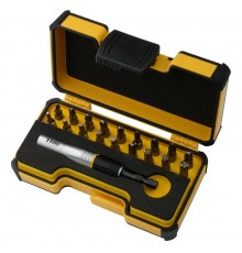 Набор бит ударных PZ/PH/Tx Industrial с держателем бит Impact в кейсе, 19 шт  02071906  Felo