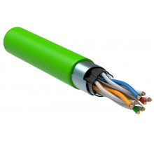 Кабель связи витая пара F/UTP, кат.6 4x2х23AWG solid, LSZH, 305м, зеленый  LC1-C604-322  ITK