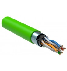 Кабель связи витая пара F/UTP, кат.6 4x2х23AWG solid, LSZH, 305м, зеленый  LC1-C604-322  ITK