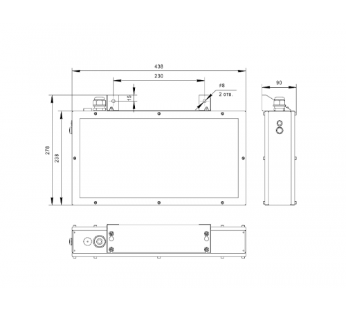 Световой указатель аварийного освещения BS-FLAGMAN-83-S1-INEXI3-FELS  a17397  Белый свет