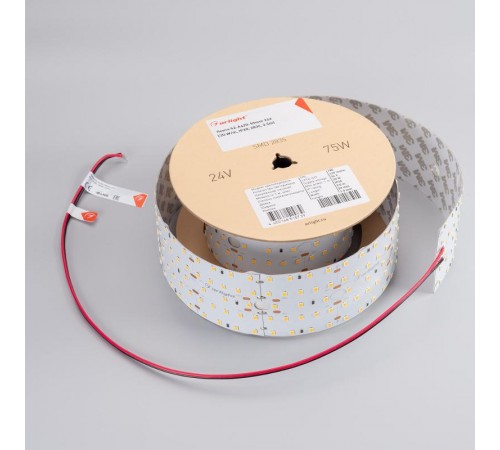 Лента светодиодная S2-A420-59mm 24V Warm3000 (30 W/m, IP20, 2835, 2.5m) (arlight, Открытый)  021208(2)  Arlight