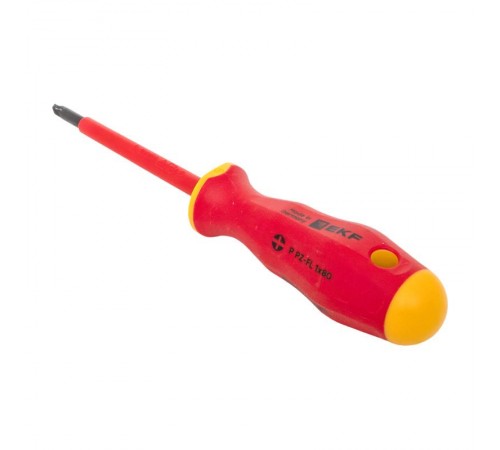Отвертка Professional PZ-FL1х80 мм VDE 1000В pz-fl-1-80-pro-inEKF