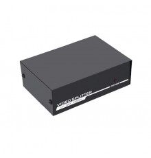 Делитель гнездо VGA на 4 гнезда VGA, 150 МГц, металл  17-6924  REXANT