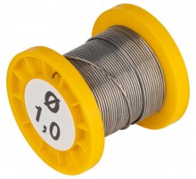 Припой  с канифолью для пайки ПОС 61 трубка  1.0 мм, катушка 50 гр   Б0061082  ЭРА