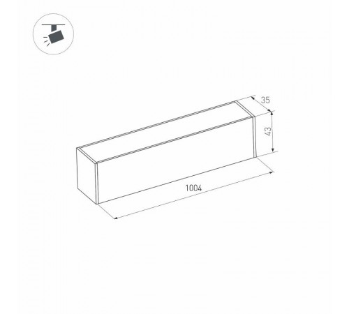 Светильник MAG-FLAT-45-L1005-30W Warm3000 (WH, 100 deg, 24V)  026960  Arlight