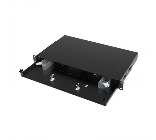 Оптическая полка выдвижная, без лицевой панели, неукомплектованная, 1U, черная  RNFPE1U24  DKC