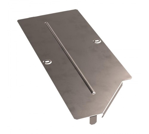 Крышка переходника левого Стандарт INOX (AISI 409) 500х400  PR16.5654  Промрукав