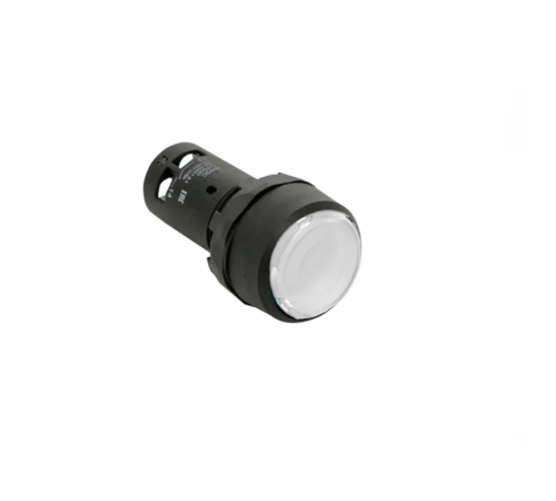 Кнопка с фиксацией с подсветкой OptiSignal Compact D22 C7-PHL-B101 белая 1НЗ 24 В AC/DC XB7NJ01B2  362109  КЭАЗ