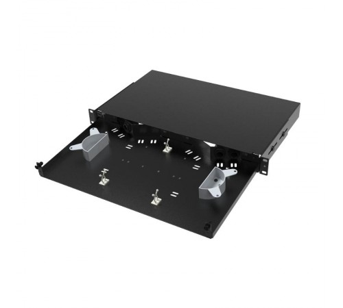 Оптическая полка выдвижная, без лицевой панели, неукомплектованная, 1U, черная  RNFPE1U24  DKC