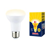 Лампа светодиодная LED-R63-11W/3000K/E27/FR/NR LED. "Рефлектор", матовая. Серия Norma. 3000K  UL-00005774  Volpe