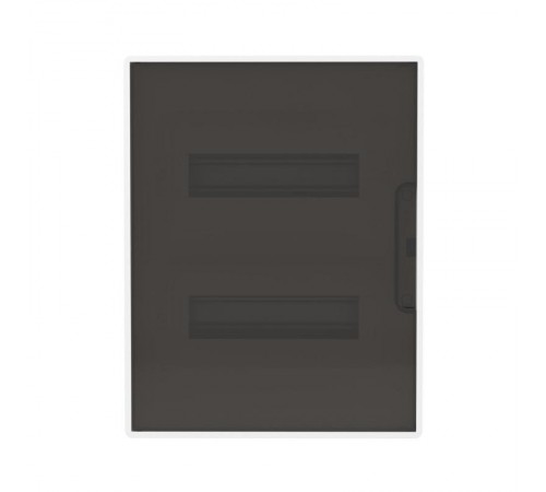 Щиток 24 мод встраиваемый FRAME, белый, с тонированной дверцей, с 4  шинами PEN (2шт на 8 отв. и 2шт на 6 отв.)  F24B1WD  DKC