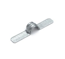 Скоба металлическая двухлапковая СМД d10-11 мм для монтажного пистолета (без отверстий) (100 шт/уп)  PR13.1980  Промрукав