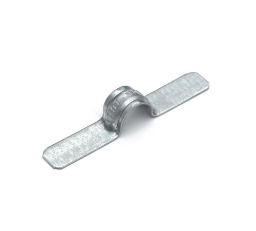 Скоба металлическая двухлапковая СМД d10-11 мм для монтажного пистолета (без отверстий) (100 шт/уп)  PR13.1980  Промрукав