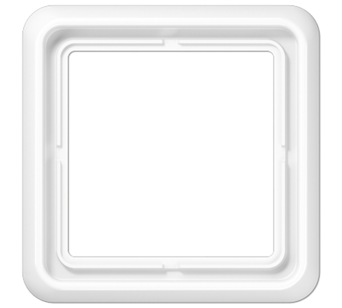 Рамка для вертикальной и горизонтальной установки, 1 пост; дюропласт; белый; CD500  CD581WW  Jung