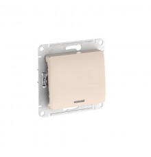 Glossa Бежевый Выключатель 1-клавишный с подсветкой, сх.1а, 10АХ, механизм, быстрозажимные клеммы  GSL000213S  SE