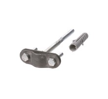 Крепление молниеприемника к стене с дюбелем длина 250 мм, 16-20 мм, гор.цинк.   SQ2401-3146  TDM