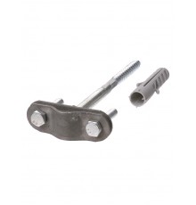 Крепление молниеприемника к стене с дюбелем длина 160 мм, 16-20 мм, гор.цинк.   SQ2401-3144  TDM