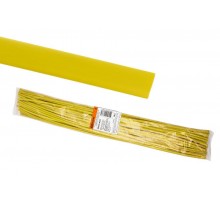 Термоусаживаемая трубка ТУТнг 12/6 желтая по 1м (50 м/упак)  SQ0518-0223  TDM