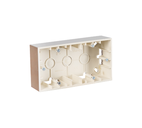 Simon 15 Шампань Монтажная коробка для накладного монтажа, 2 поста  1590752-034  Simon