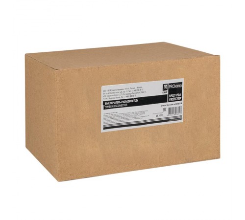 Выключатель-разъединитель ВР32У-35B71250 250А, 2 направления с д/г камерами, съемная левая/правая рукоятка EKF MAXima PROxima  uvr32-35b71250  EKF